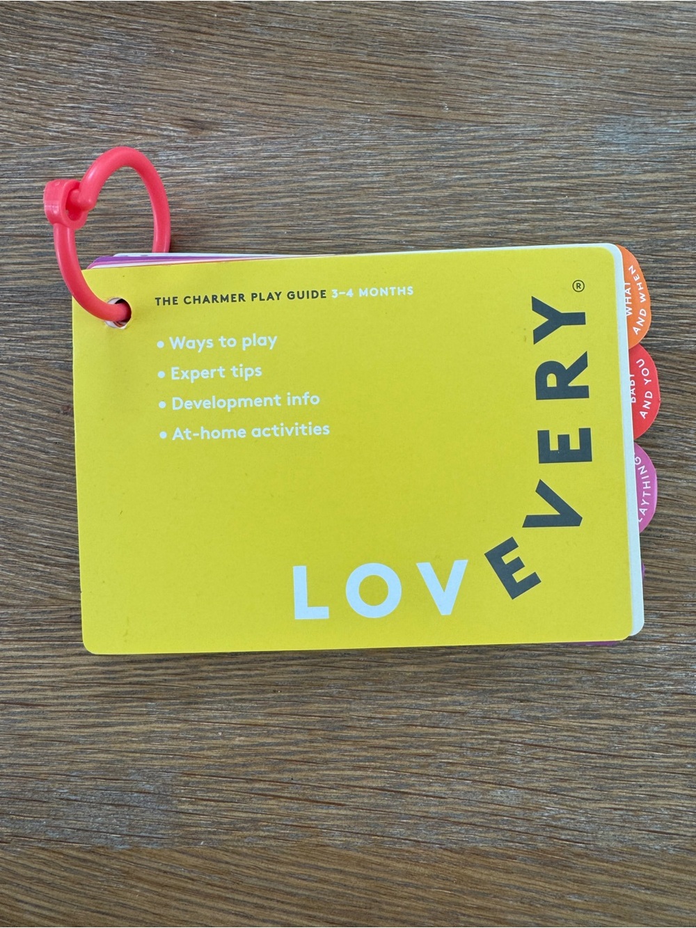 Lovevery The Charmer 3-4 Months Play Guide